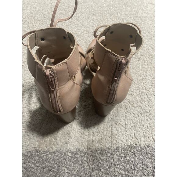 Rampage Women's Size 8 1/2 Valerie Strappy Heel Sandals Tan - Picture 7 of 16